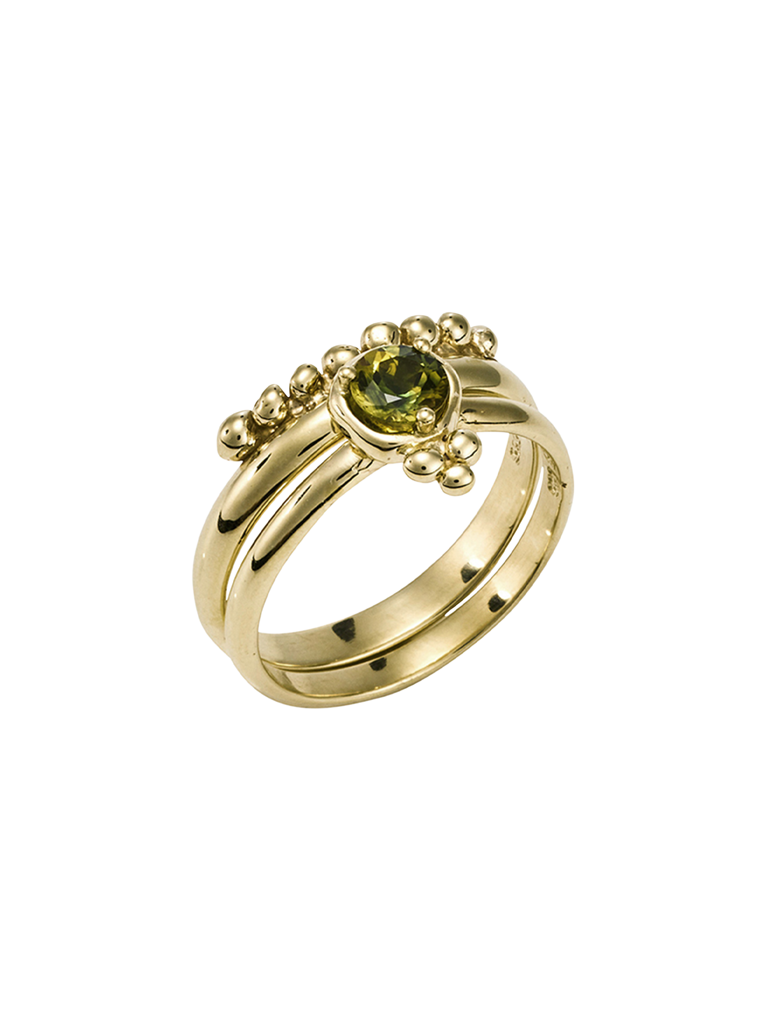 Juliet stack ring 18k solid gold by Cleopatra's Bling Finematter